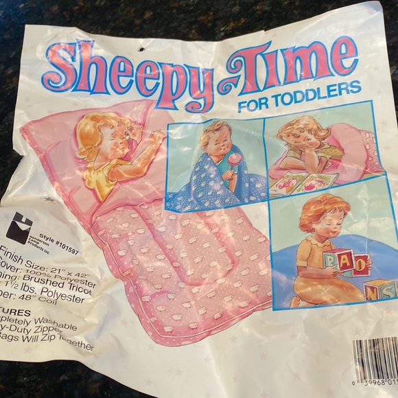 Vintage 1990s Sleepy-Time for Toddlers, Sleeping Bag - Picture 6 of 7